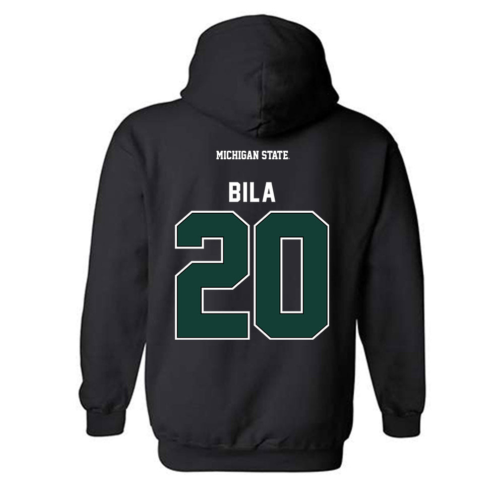 Michigan State - NCAA Softball : Hailey Bila - Generic Shersey Hooded Sweatshirt-1