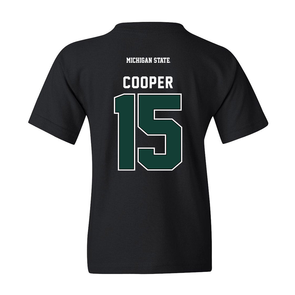 Michigan State - NCAA Men's Basketball : Carson Cooper - Youth T-Shirt