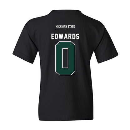 Michigan State - NCAA Football : Cam Edwards - Generic Shersey Youth T-Shirt-1
