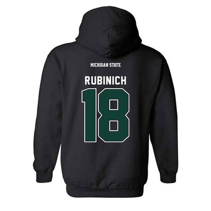 Michigan State - NCAA Women's Soccer : Olivia Rubinich - Generic Shersey Hooded Sweatshirt-1