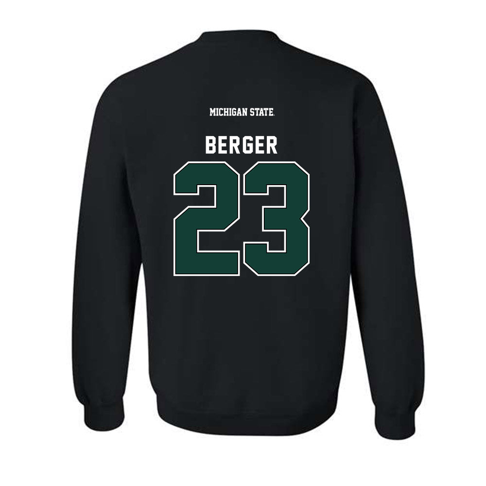 Michigan State - NCAA Women's Volleyball : Cameron Berger - Generic Shersey Crewneck Sweatshirt-1