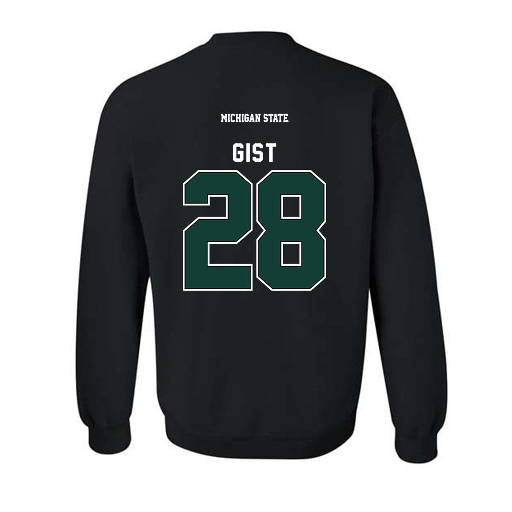 Michigan State - NCAA Football : Zion Gist - Generic Shersey Crewneck Sweatshirt-1