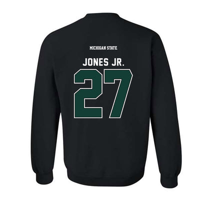 Michigan State - NCAA Football : Darrin Jones Jr. - Generic Shersey Crewneck Sweatshirt-1