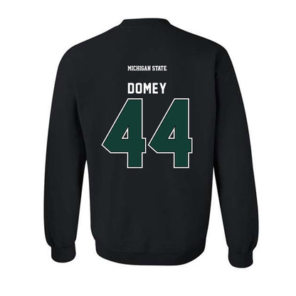 Michigan State - NCAA Baseball : Isaiah Domey - Generic Shersey Crewneck Sweatshirt-1