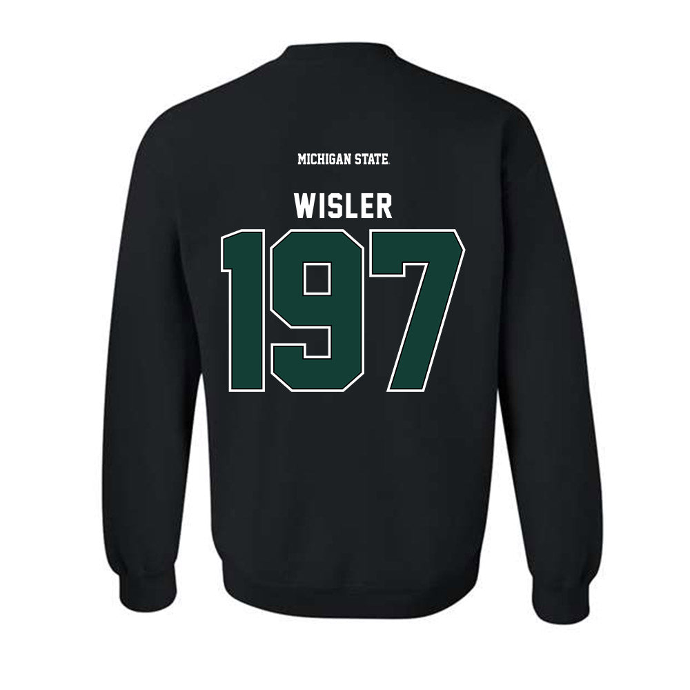 Michigan State - NCAA Wrestling : Kael Wisler - Generic Shersey Crewneck Sweatshirt-1