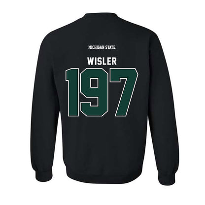 Michigan State - NCAA Wrestling : Kael Wisler - Generic Shersey Crewneck Sweatshirt-1