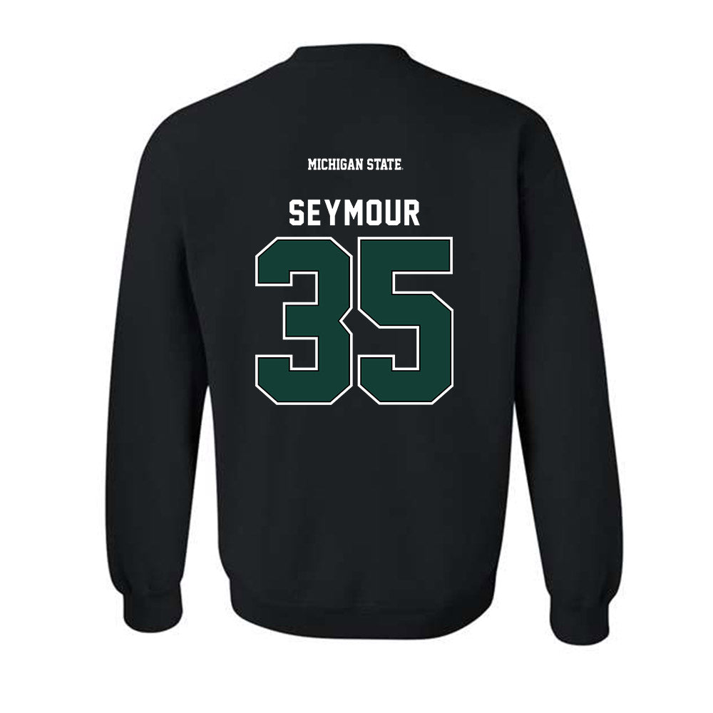 Michigan State - NCAA Baseball : Randy Seymour - Generic Shersey Crewneck Sweatshirt-1