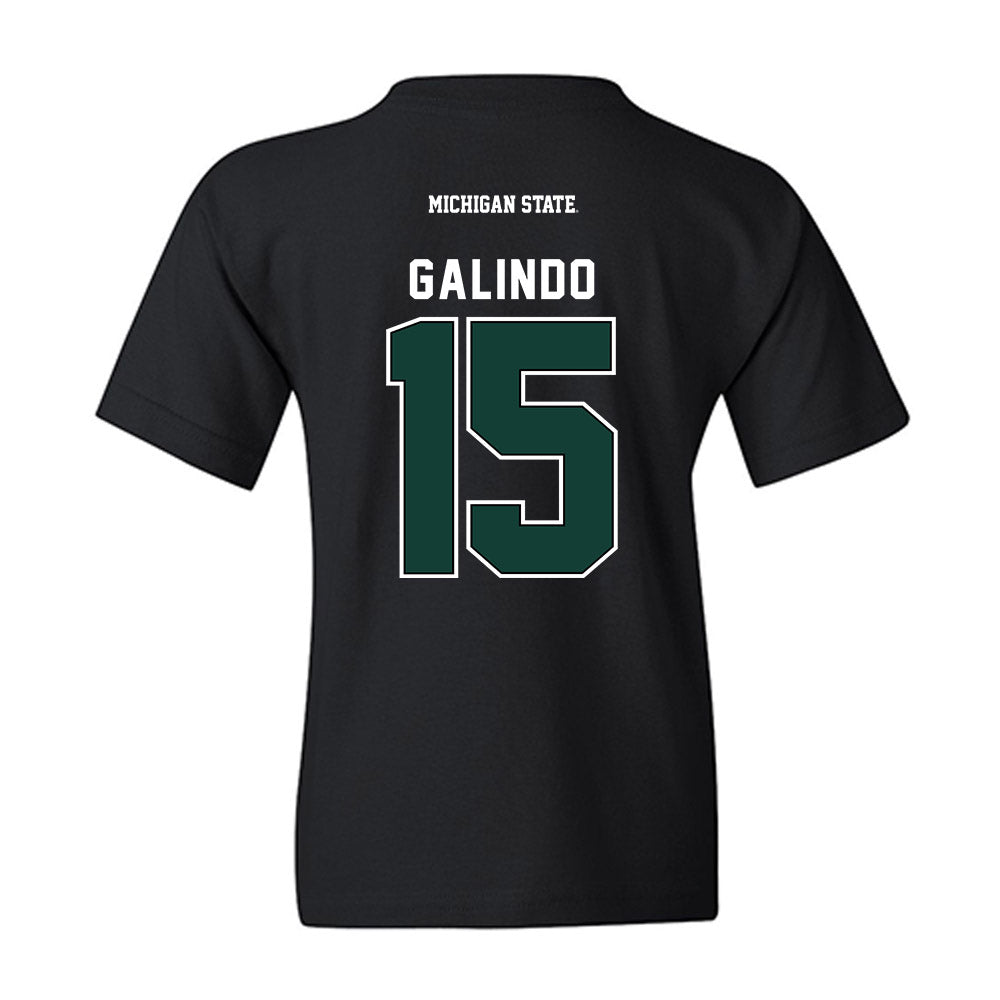 Michigan State - NCAA Softball : Alyssa Galindo - Generic Shersey Youth T-Shirt-1