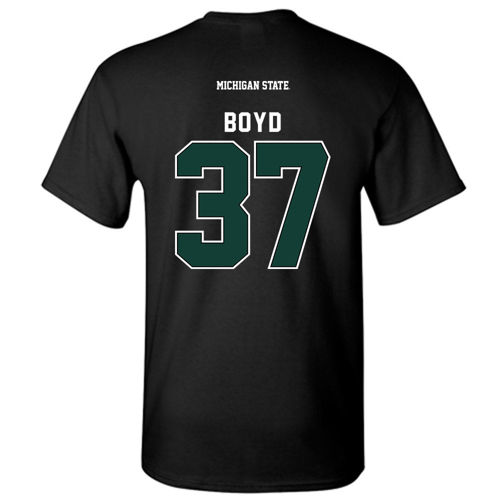 Michigan State - NCAA Football : Liam Boyd - Generic Shersey T-Shirt-1
