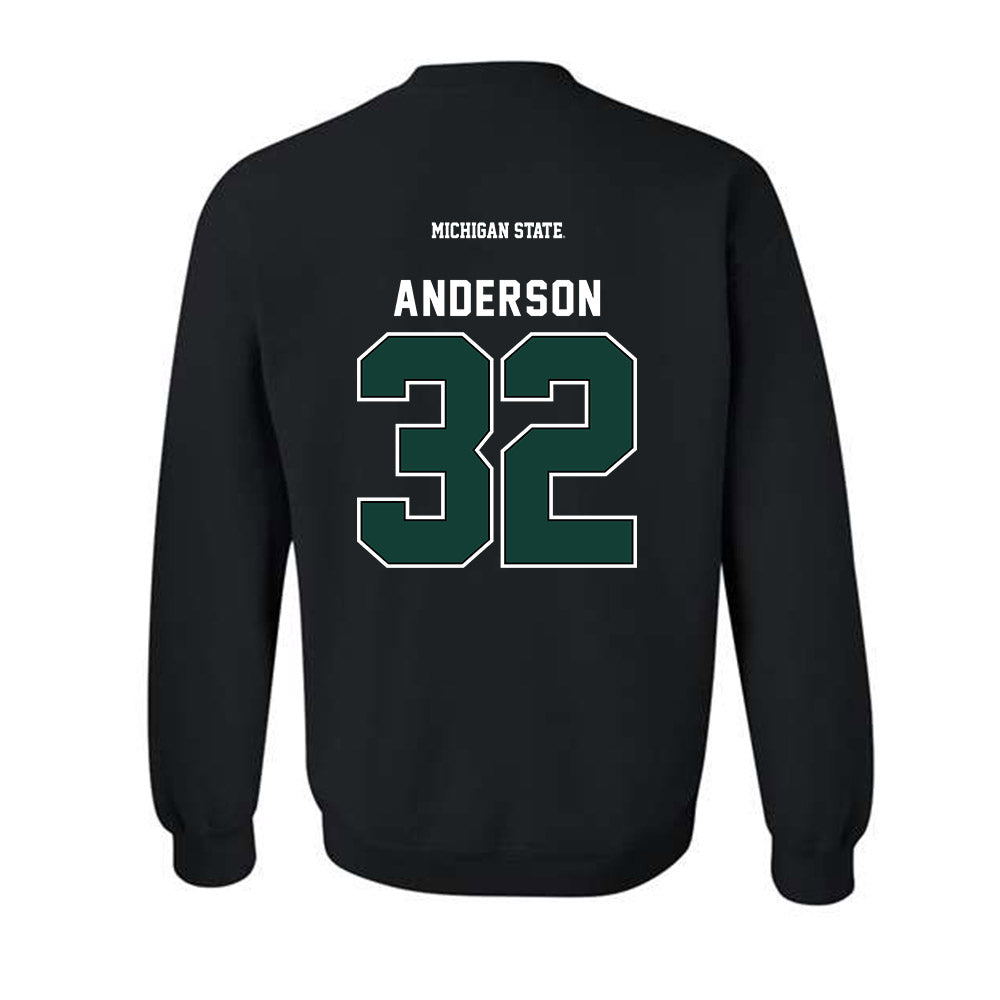 Michigan State - NCAA Men's Soccer : David Anderson - Generic Shersey Crewneck Sweatshirt-1