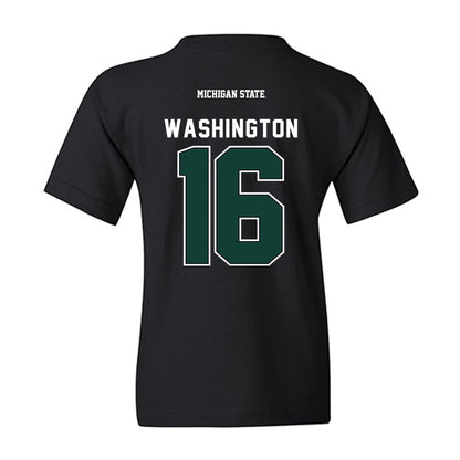 Michigan State - NCAA Football : Zachary Washington - Generic Shersey Youth T-Shirt-1