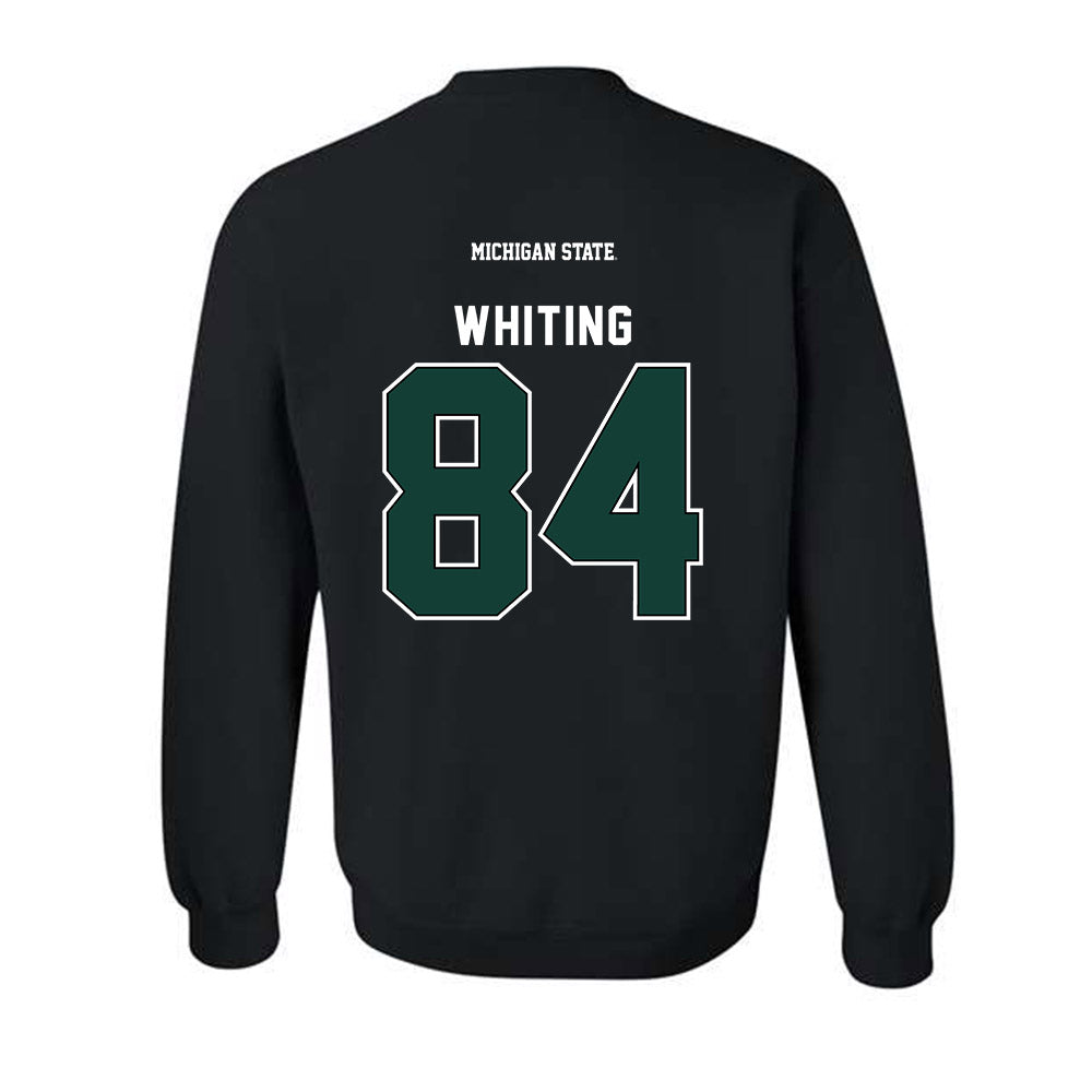Michigan State - NCAA Football : Eddie Whiting - Generic Shersey Crewneck Sweatshirt-1