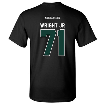 Michigan State - NCAA Football : Robert Wright Jr - Generic Shersey T-Shirt-1
