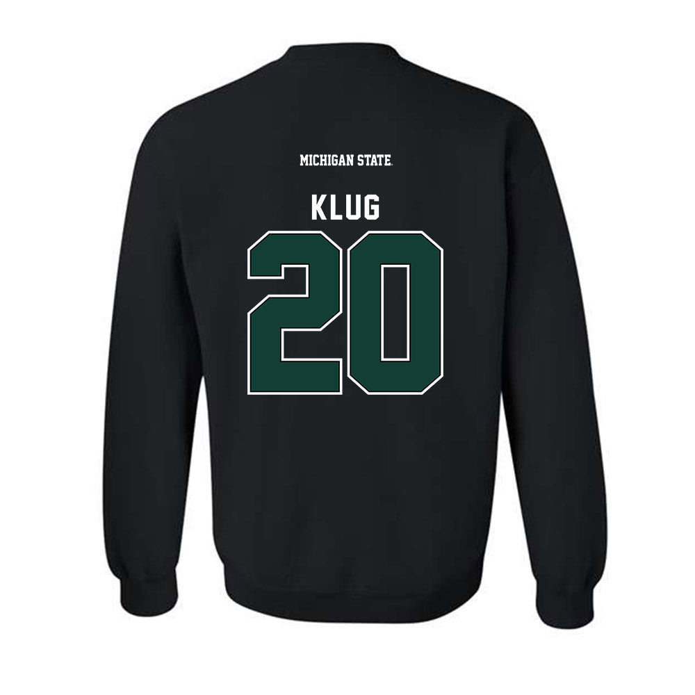Michigan State - NCAA Baseball : Joshua Klug - Crewneck Sweatshirt-1