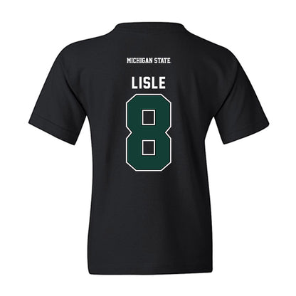 Michigan State - NCAA Football : Trey Lisle - Generic Shersey Youth T-Shirt-1
