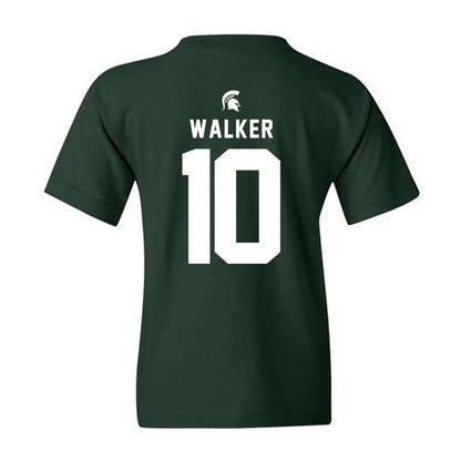 Michigan State - NCAA Women's Basketball : Lauren Walker - Youth T-Shirt