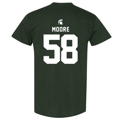 Michigan State - NCAA Football : Conner Moore - Generic Shersey T-Shirt-1