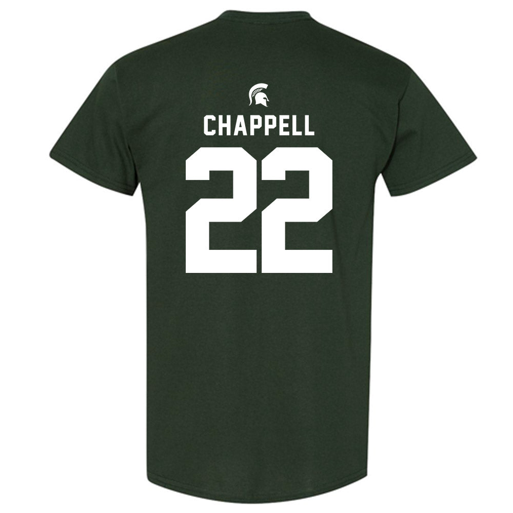 Michigan State - NCAA Football : Tyran Chappell - Generic Shersey T-Shirt-1