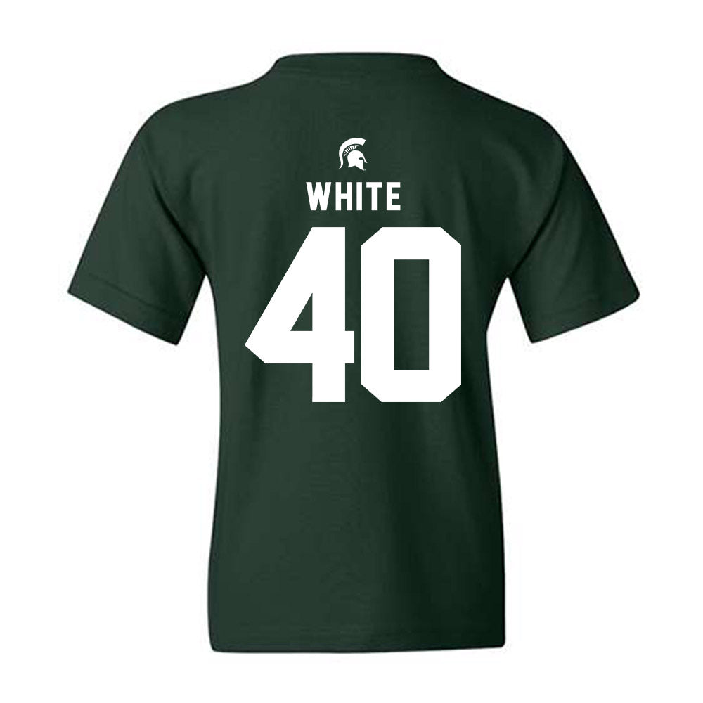 Michigan State - NCAA Football : DeJae White - Generic Shersey Youth T-Shirt-1