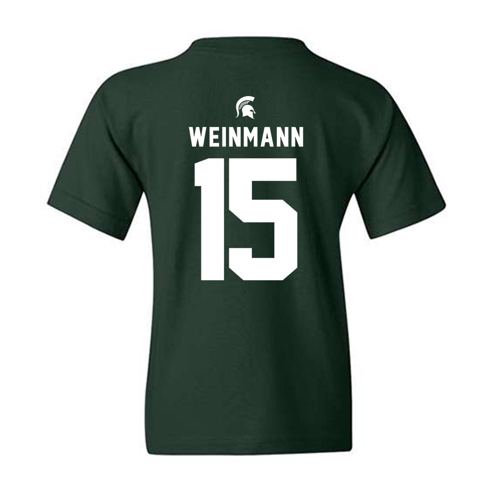 Michigan State - NCAA Women's Field Hockey : Aiden Weinmann - Generic Shersey Youth T-Shirt-1