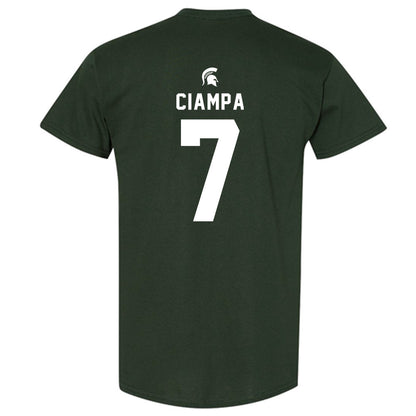 Michigan State - NCAA Women's Soccer : Aubree Ciampa - Generic Shersey T-Shirt-1