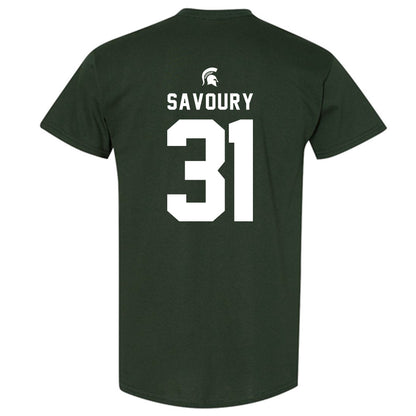 Michigan State - NCAA Football : Jayden Savoury - Generic Shersey T-Shirt-1