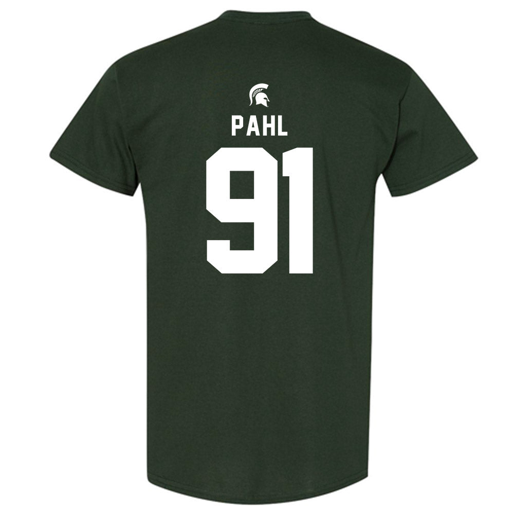 Michigan State - NCAA Football : Jackson Pahl - Generic Shersey T-Shirt-1