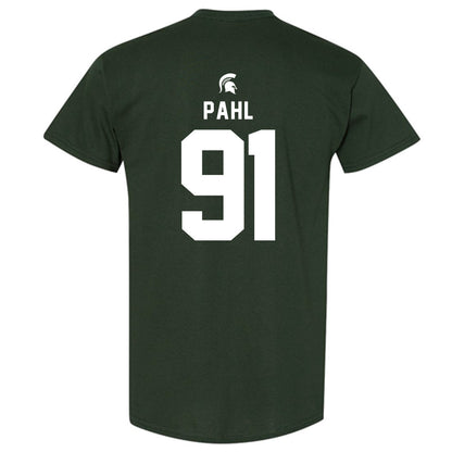Michigan State - NCAA Football : Jackson Pahl - Generic Shersey T-Shirt-1