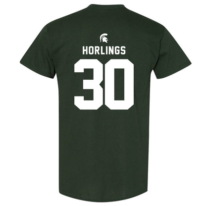 Michigan State - NCAA Men's Soccer : Ezra Horlings - Generic Shersey T-Shirt-1