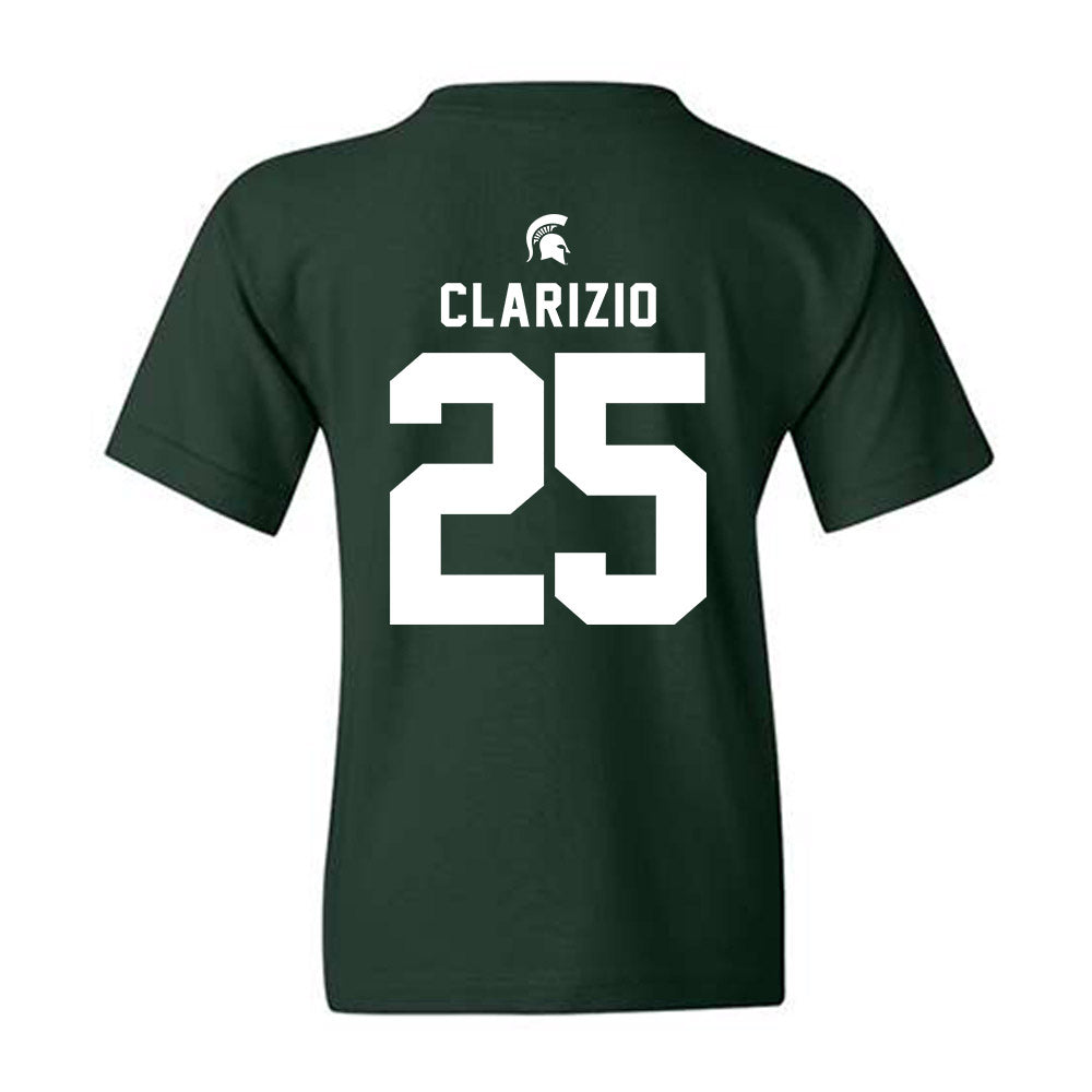 Michigan State - NCAA Football : Jace Clarizio - Generic Shersey Youth T-Shirt-1