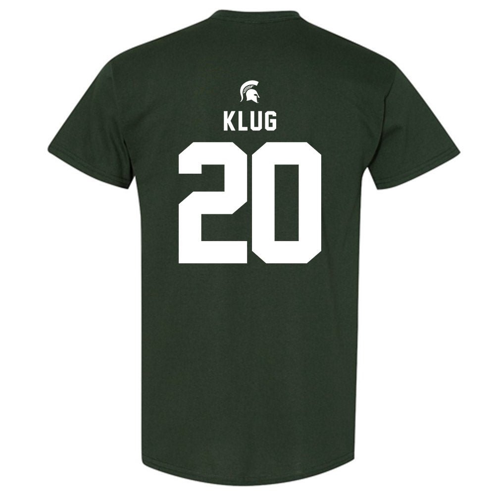 Michigan State - NCAA Baseball : Josh Klug - Generic Shersey T-Shirt-1