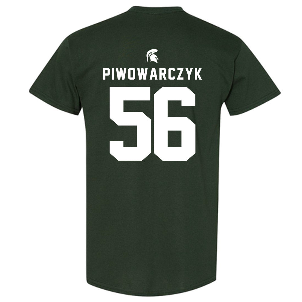 Michigan State - NCAA Football : Chris Piwowarczyk - Generic Shersey T-Shirt-1