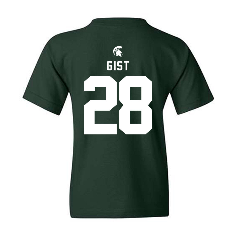 Michigan State - NCAA Football : Zion Gist - Generic Shersey Youth T-Shirt-1