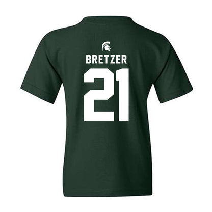 Michigan State - NCAA Women's Soccer : Eden Bretzer - Generic Shersey Youth T-Shirt-1