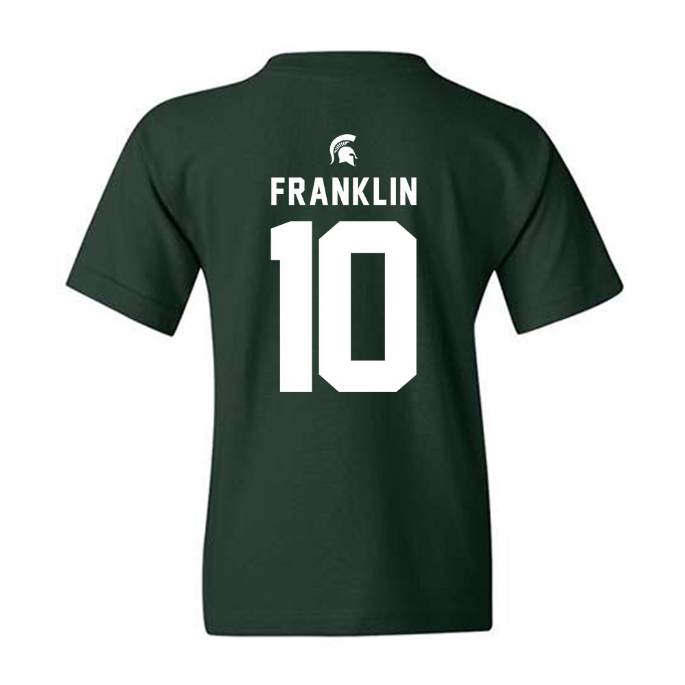 Michigan State - NCAA Softball : Kayla Franklin - Generic Shersey Youth T-Shirt-1