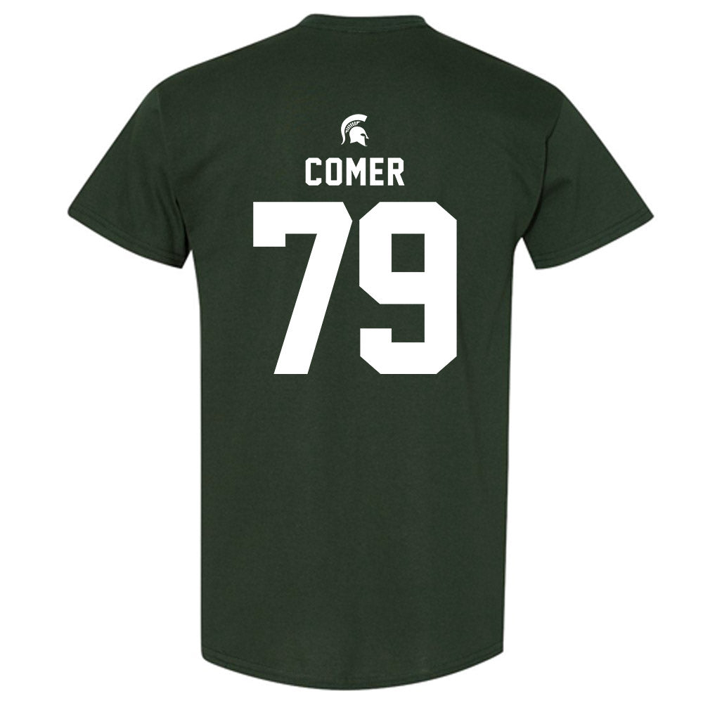 Michigan State - NCAA Football : Tristan Comer - Generic Shersey T-Shirt-1
