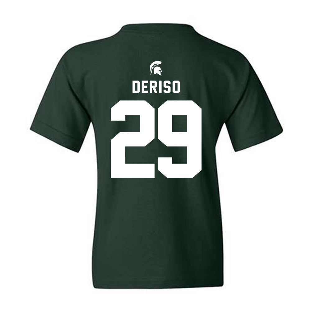 Michigan State - NCAA Football : KJ Deriso - Generic Shersey Youth T-Shirt-1