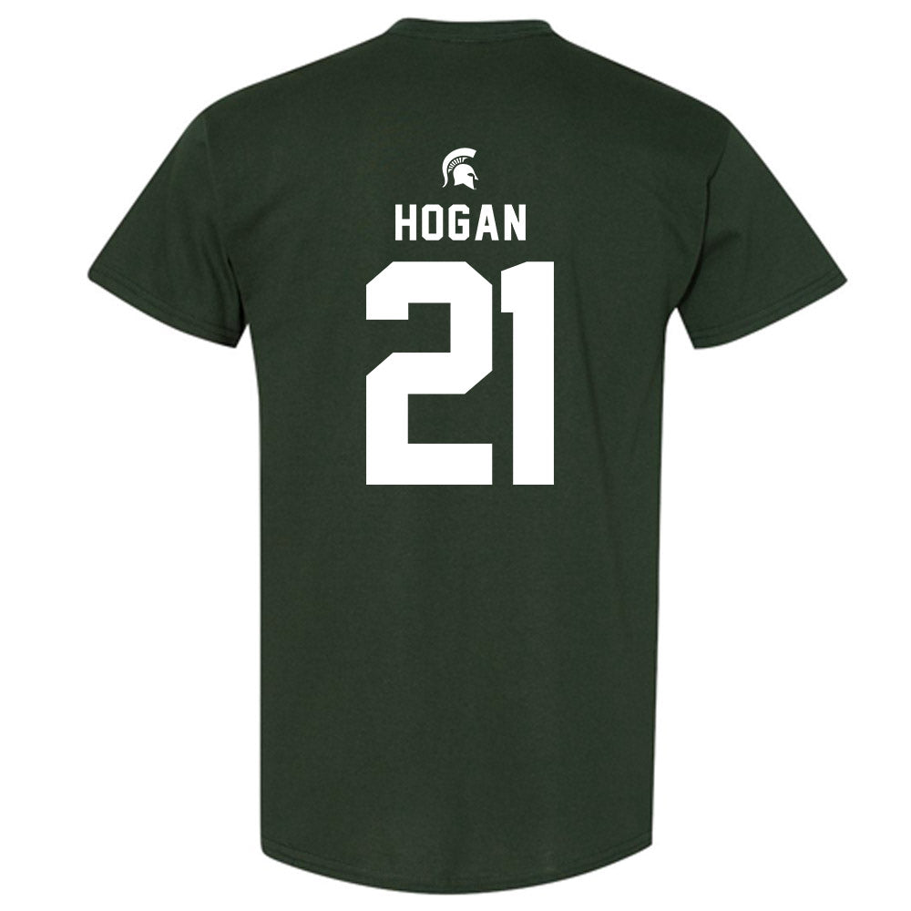 Michigan State - NCAA Men's Soccer : Thatcher Hogan - Generic Shersey T-Shirt-1