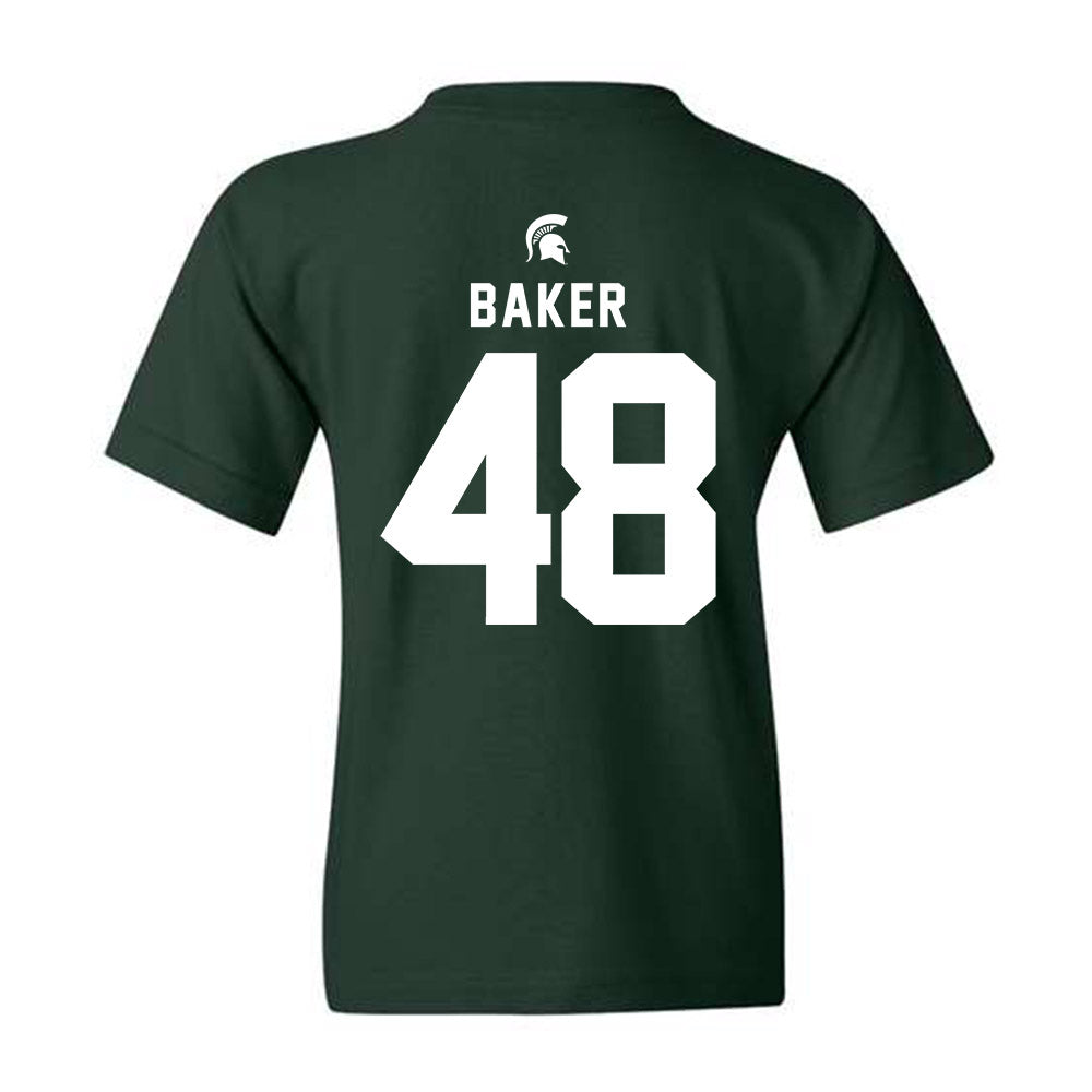 Michigan State - NCAA Football : Charlie Baker - Youth T-Shirt