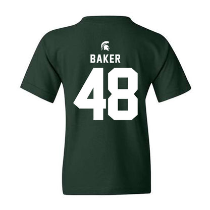 Michigan State - NCAA Football : Charlie Baker - Youth T-Shirt