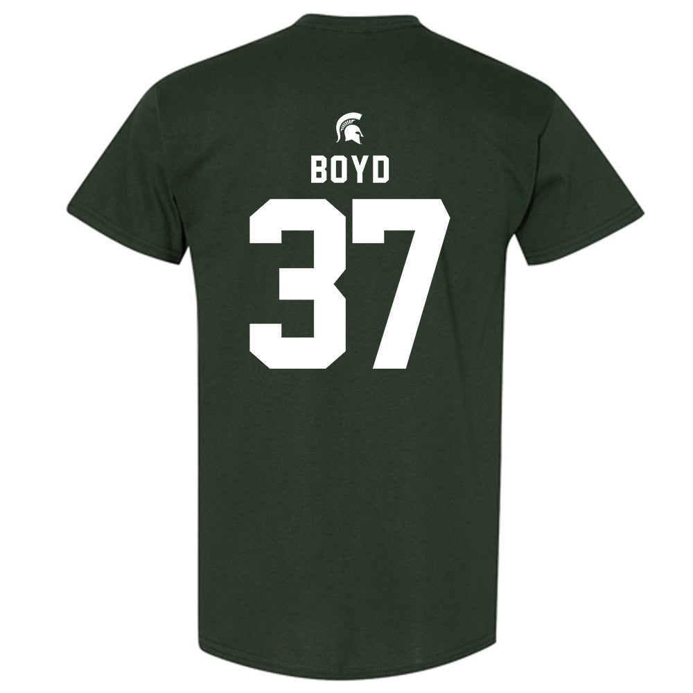 Michigan State - NCAA Football : Liam Boyd - Generic Shersey T-Shirt-1