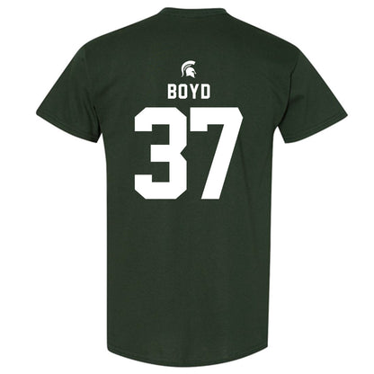 Michigan State - NCAA Football : Liam Boyd - Generic Shersey T-Shirt-1