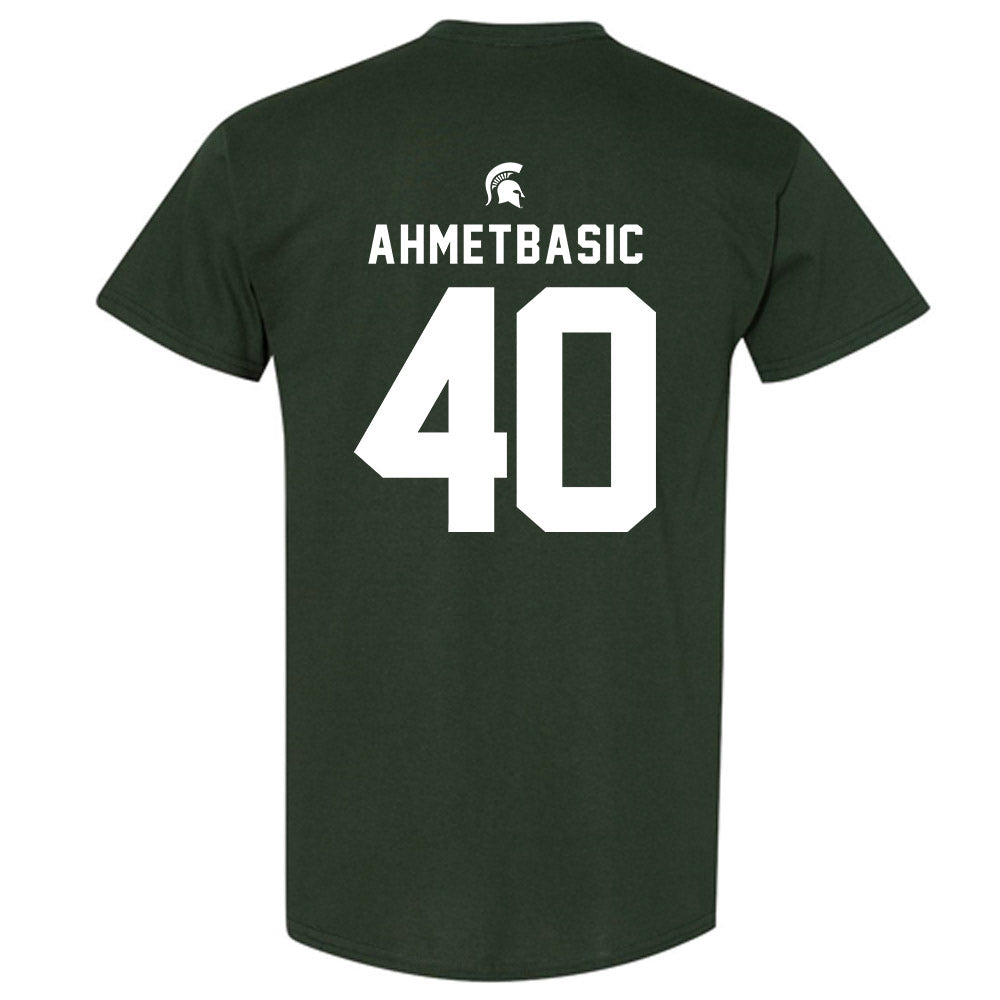 Michigan State - NCAA Football : Tarik Ahmetbasic - Generic Shersey T-Shirt-1