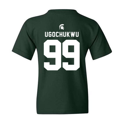 Michigan State - NCAA Men's Basketball : Divine-Collins Ugochukwu - Generic Shersey Youth T-Shirt-1