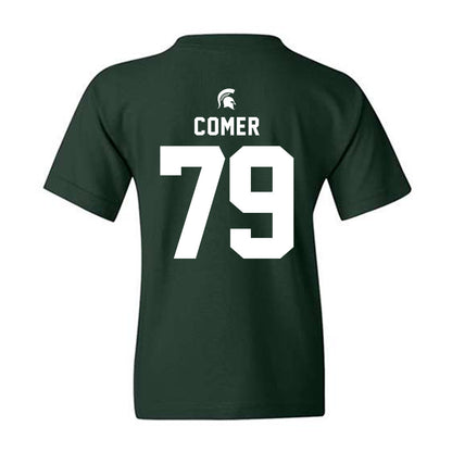 Michigan State - NCAA Football : Tristan Comer - Generic Shersey Youth T-Shirt-1