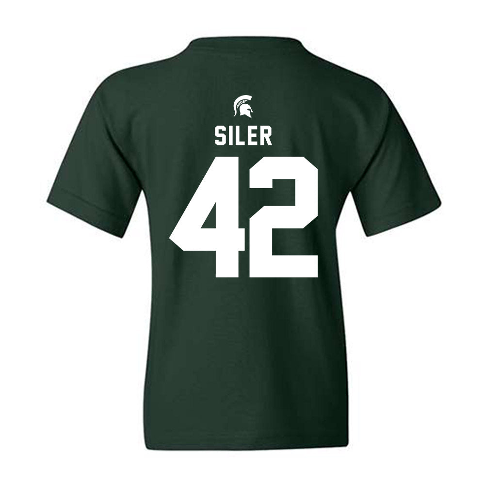 Michigan State - NCAA Baseball : Andrew Siler - Generic Shersey Youth T-Shirt-1