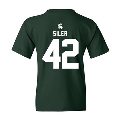 Michigan State - NCAA Baseball : Andrew Siler - Generic Shersey Youth T-Shirt-1