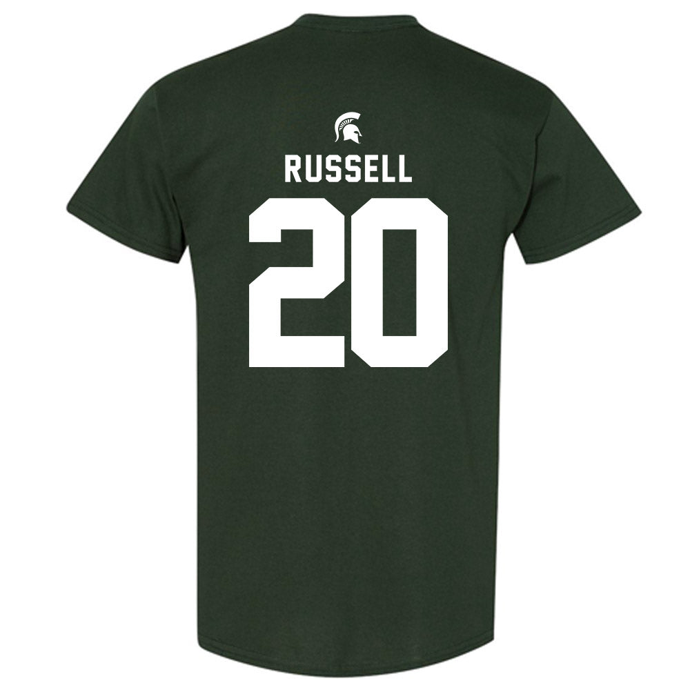 Michigan State - NCAA Men's Ice Hockey : Daniel Russell - T-Shirt-1