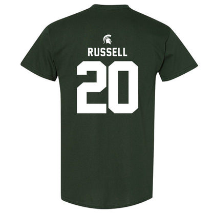 Michigan State - NCAA Men's Ice Hockey : Daniel Russell - T-Shirt-1