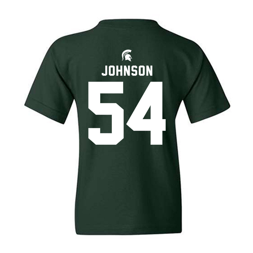 Michigan State - NCAA Football : Antonio Johnson - Generic Shersey Youth T-Shirt-1